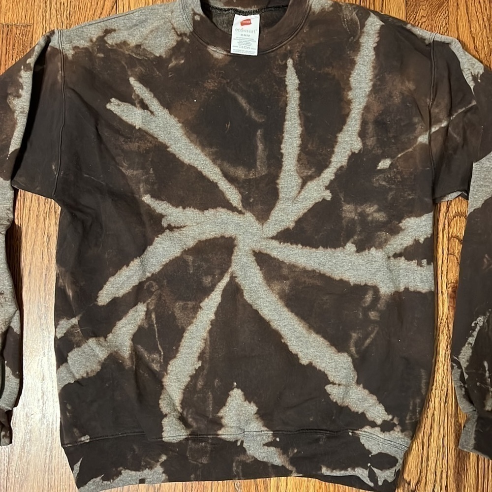 Unisex Homemade Bleach Tye dye Sweatshirt - Picture 4 of 13